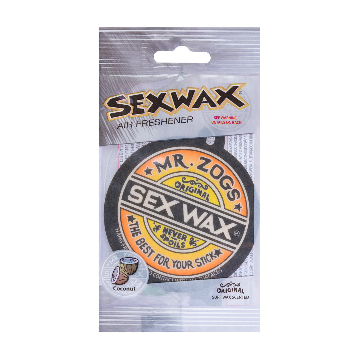 Mr. Zogs Sexwax Air Freshener XL – Quality Surfboards Hawaii