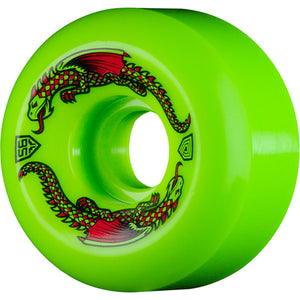Powell Peralta 93A 56mm x 36mm Dragon Formula Skateboard Wheels Green