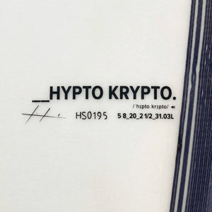 USED Haydenshapes Hypto Krypto 5'8" Futures