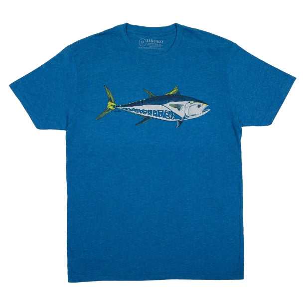 Uroko Bluefin T-Shirt Heather Cool Blue