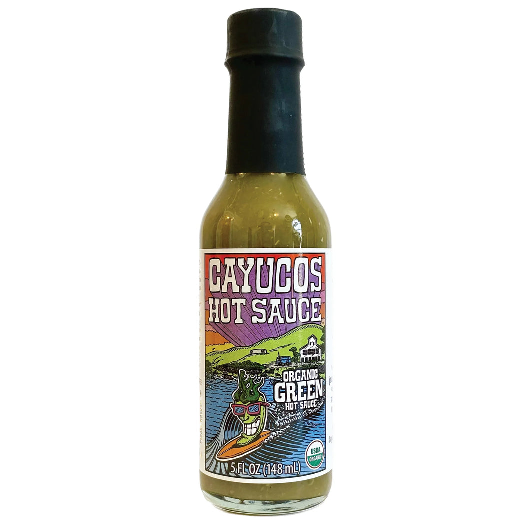 Cayucos Hot Sauce Organic Green 5oz