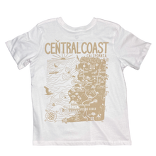 Load image into Gallery viewer, Central Coast Surfboards Central Coast Map Women&#39;s T-Shirt
