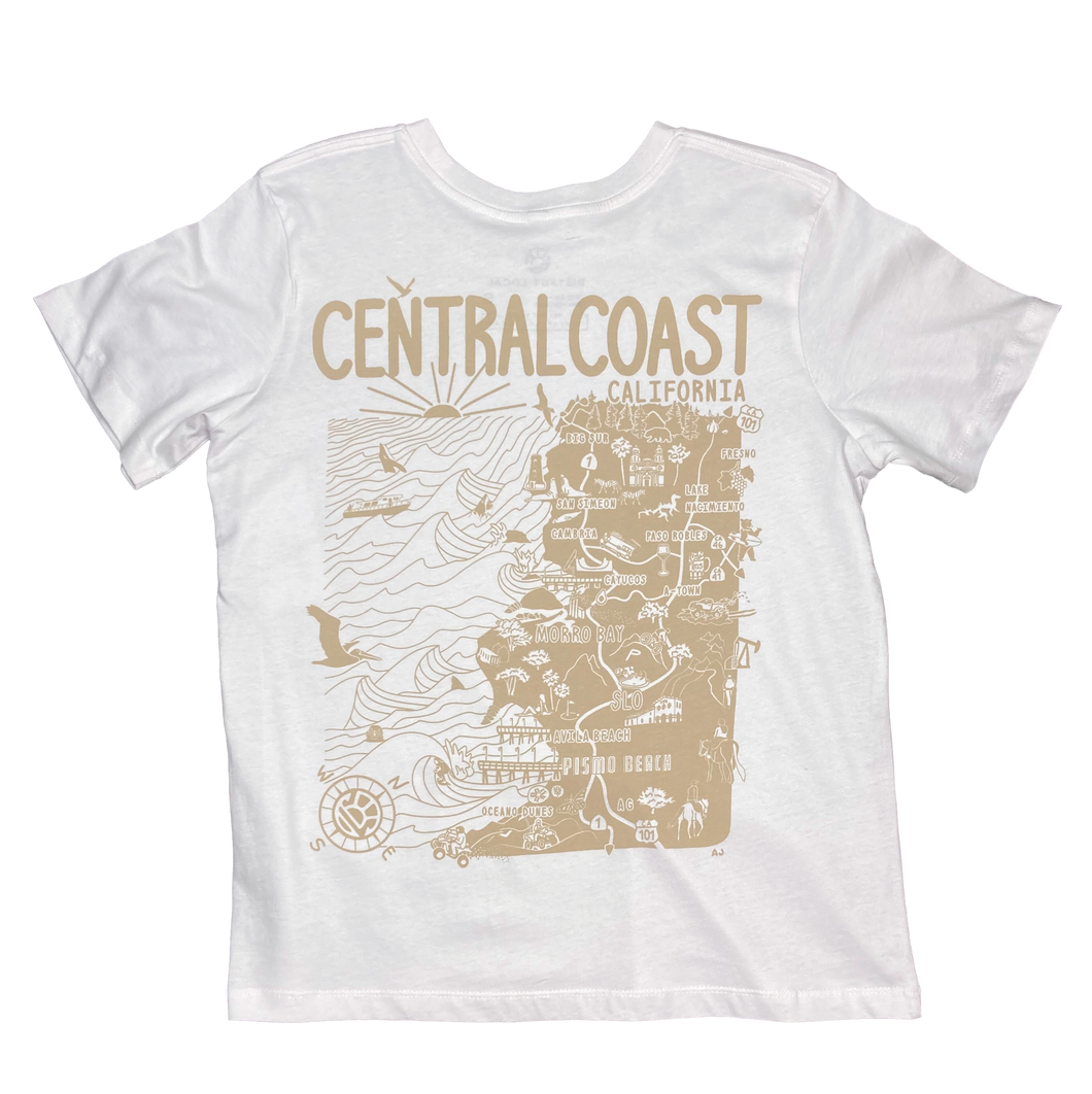 Central Coast Surfboards Central Coast Map Women's T-Shirt