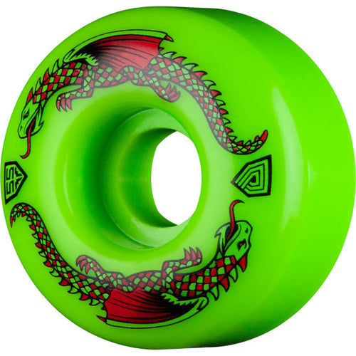 Powell Peralta 93A 55mm Dragon Formula Skateboard Wheels Green