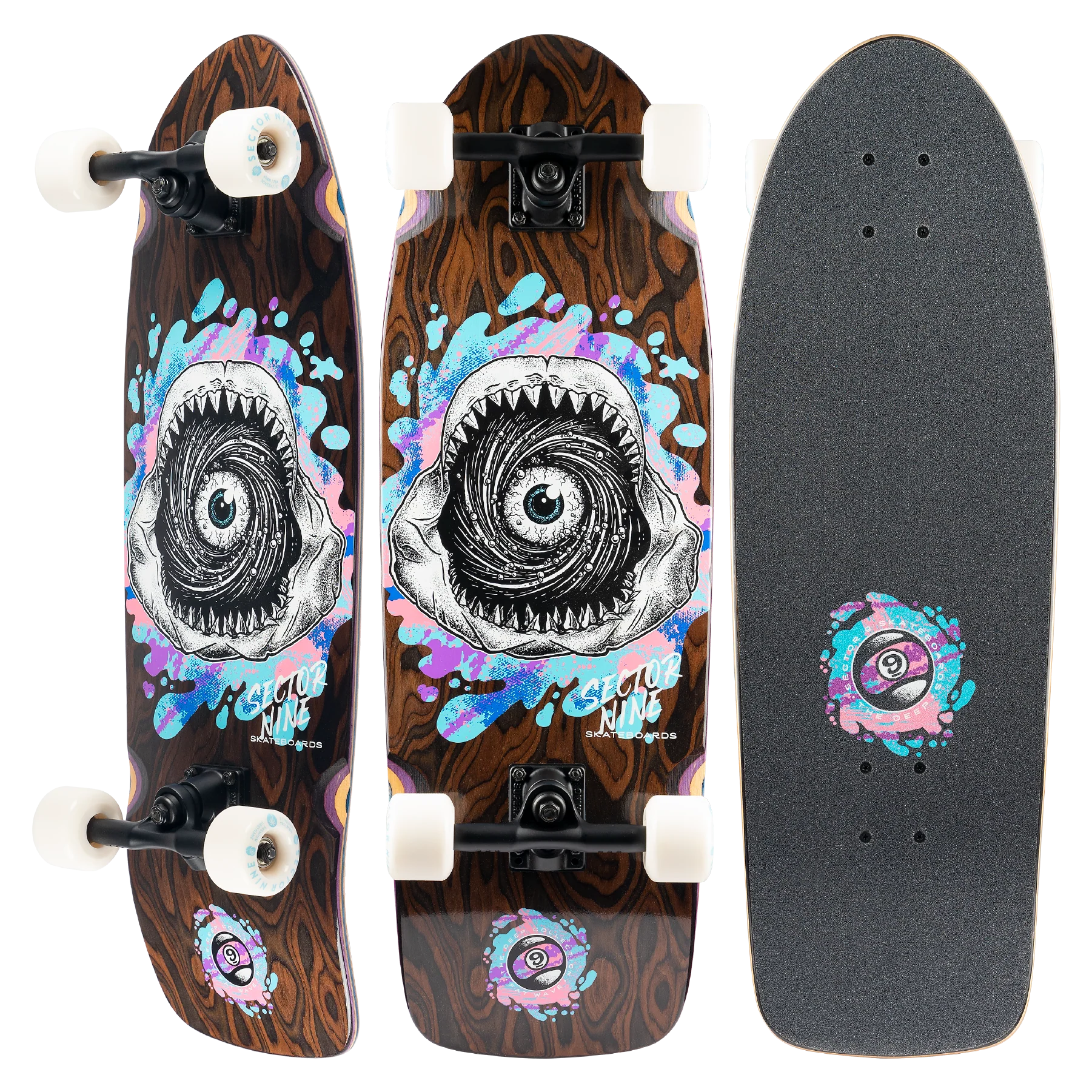 Sector 9 Fat Wave Fossil Skateboard Central Coast Surfboards