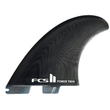 Load image into Gallery viewer, FCS II Power Twin + 1 Fins Black
