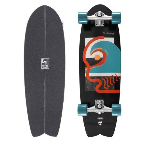 Arbor Fat Fish CX Surfskate Complete Skateboard