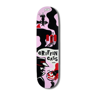 Girl Griffen Gass Mystery Noir Skateboard Deck 8.5