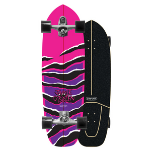 Carver J.O.B. Pink Tiger C7 Surfskate Complete Skateboard 33.5