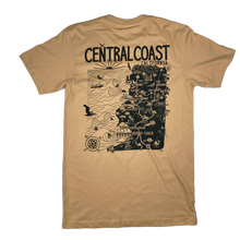 Load image into Gallery viewer, Central Coast Surfboards Central Coast Map T-Shirt

