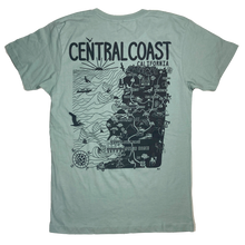 Load image into Gallery viewer, Central Coast Surfboards Central Coast Map T-Shirt
