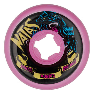 Slime Balls Natas Kaupas Panther Vomits Pink 60mm 95A Skateboard Wheels