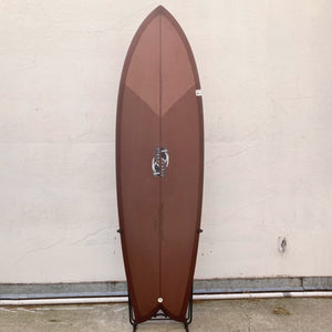 Ponto Surfboards Ringo Twin Brown 6'2" Futures