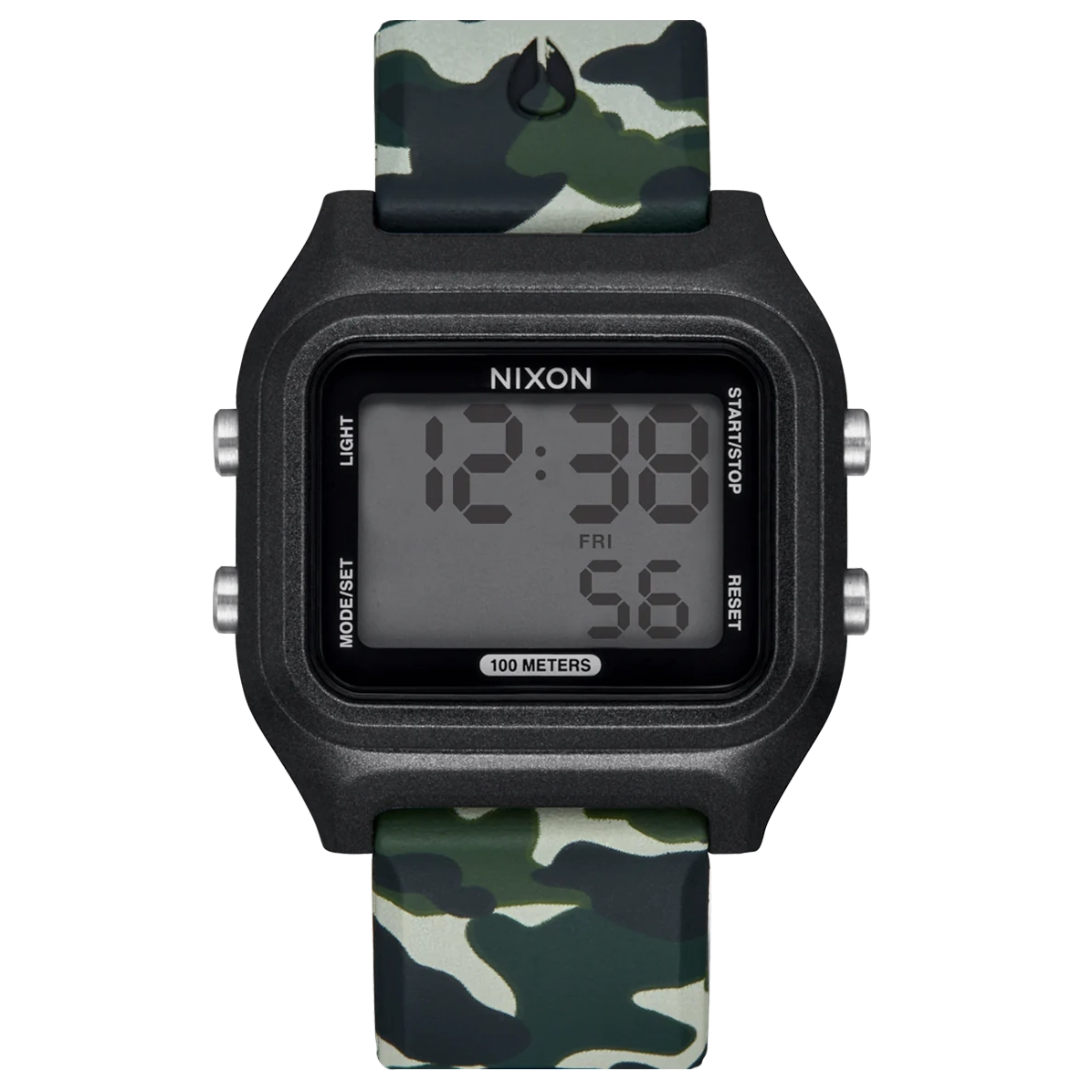 Nixon digital watch change top time
