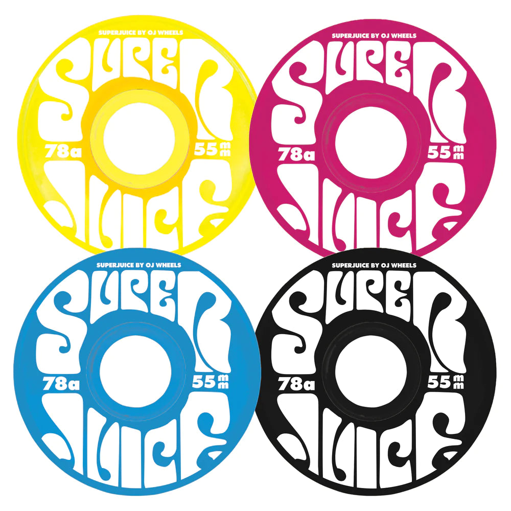 OJ Super Juice CMYK Mix Up 78A 60mm Skateboard Wheels