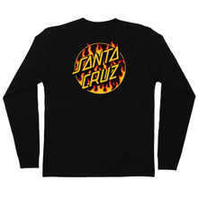 Load image into Gallery viewer, Thrasher Santa Cruz Flame Dot Long Sleeve Men&#39;s T-Shirt
