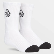 Load image into Gallery viewer, Volcom Full Stone Socks 3-Pack Black or White
