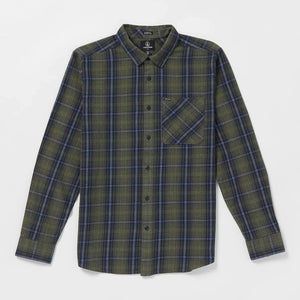 Volcom Heavy Twills Men's Long Sleeve Flannel Shirt