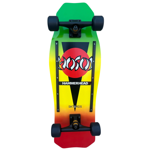 Hosoi OG Hammerhead Complete Skateboard Rasta 10.25