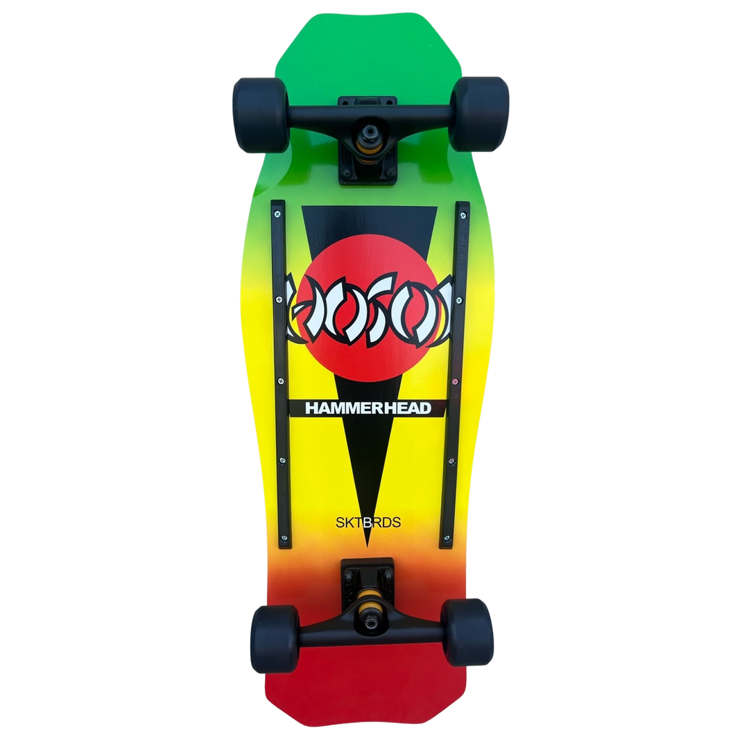 Hosoi OG Hammerhead Complete Skateboard Rasta 10.25