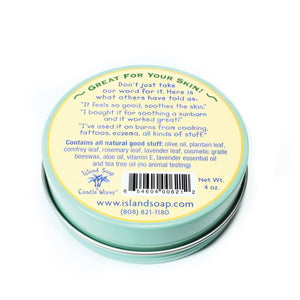 Island Soap & Candle Works Surfer's Salve Large Tin