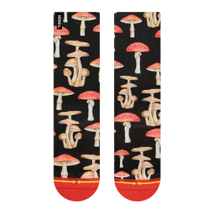 Merge4 Mushrooms Hanna Minck Crew Socks