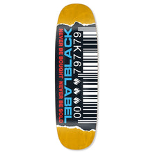Load image into Gallery viewer, Black Label Ripped Barcode Tugboat Skateboard Deck 9.5
