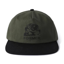 Load image into Gallery viewer, Former Rose Crux Cap Olive Black
