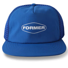 Load image into Gallery viewer, Former Silence Trucker Cap Imperial Blue
