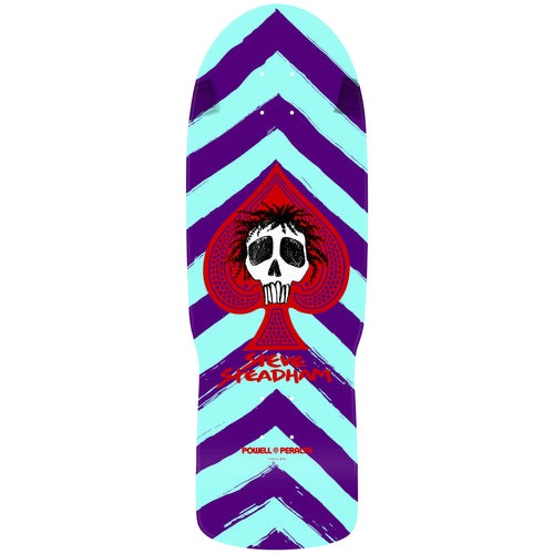 Powell Peralta Steve Steadham Skull & Spade Reissue Skateboard Deck 10.0