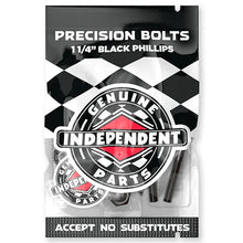 Load image into Gallery viewer, Independent Genuine Parts Phillips Hardware Black 1.25&quot;
