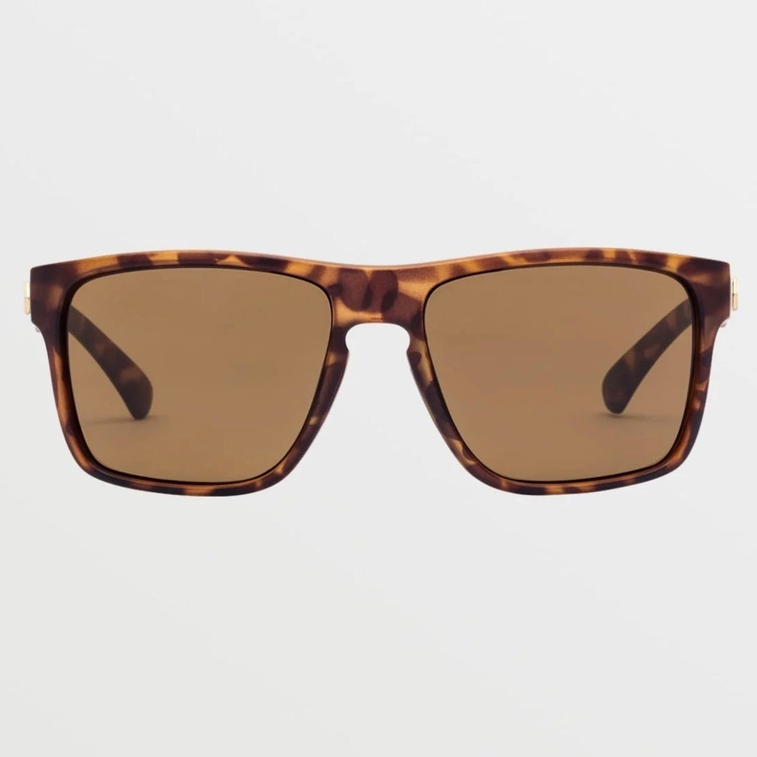 Volcom Trick Sunglasses Matte Tortoise / Bronze