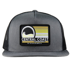 Central Coast Surf Nine Ball Flat Bill Trucker Hat
