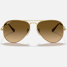 Load image into Gallery viewer, Ray-Ban Aviator Polarized Gold/Brown Gradient

