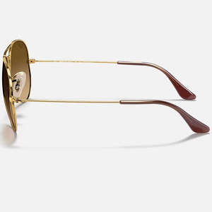 Ray-Ban Aviator Polarized Gold/Brown Gradient