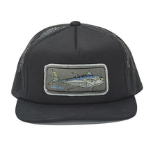 Load image into Gallery viewer, Uroko Bluefin Patch Foam Trucker Hat Black
