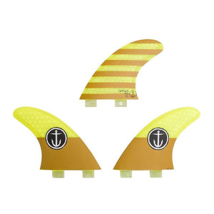 Captain Fin CF Series Thruster Small Twin Tab/FCS