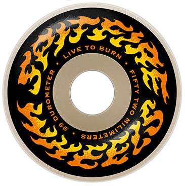 Spitfire Classic Torched Script 99A 54mm Skateboard Wheels Pack of 4