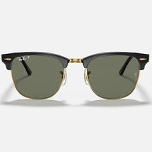 Load image into Gallery viewer, Ray-Ban Clubmaster Sunglass Black/Green Classic G15
