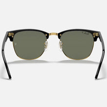 Load image into Gallery viewer, Ray-Ban Clubmaster Sunglass Black/Green Classic G15
