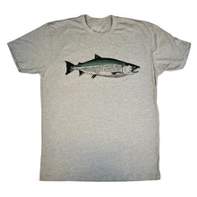 Load image into Gallery viewer, Uroko Coho T-Shirt Heather Gray
