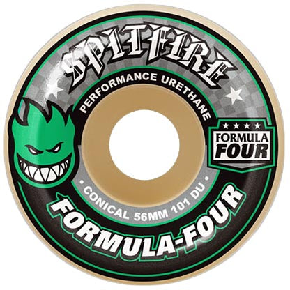 Spitfire Formula Four Conicals 101A 53mm Skate Wheel 4 Pack