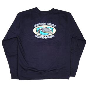 Central Coast Surfboards Dolphins Logo Crew