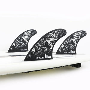 FCS II Filipe Toledo Tri Fins Medium White