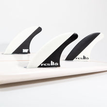 Load image into Gallery viewer, FCS II Mick Fanning Performance Core Tri Fin Black/White Large
