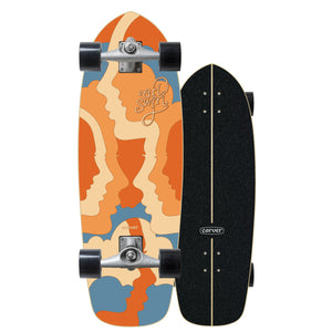 Carver x GRLSWIRL Silhouette CX Surf Skate 9.75