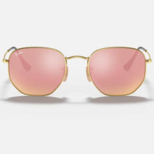 Load image into Gallery viewer, Ray-Ban Hexagonal Flat Lens Sunglasses Polished Gold/Copper
