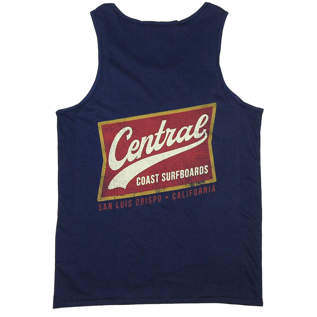 Central Coast Surfboards High Life Men's Tank Top Back