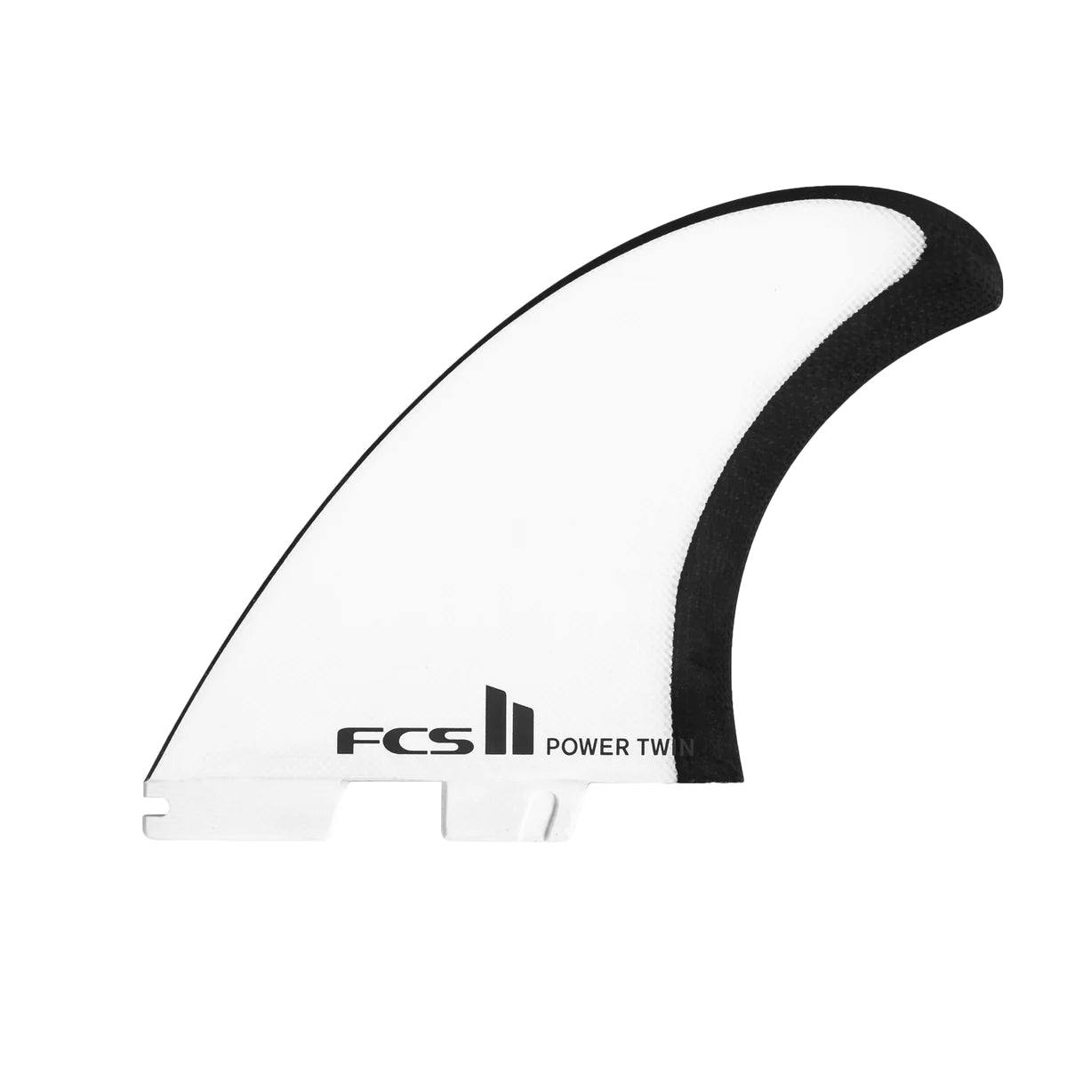 FCS II JS Power Twin Fin White | Central Coast Surfboards