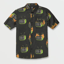 Load image into Gallery viewer, Volcom Featured Artist Justin Hager Woven Short Sleeve Shirt
